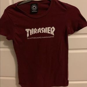 red thrasher shirt hardly worn